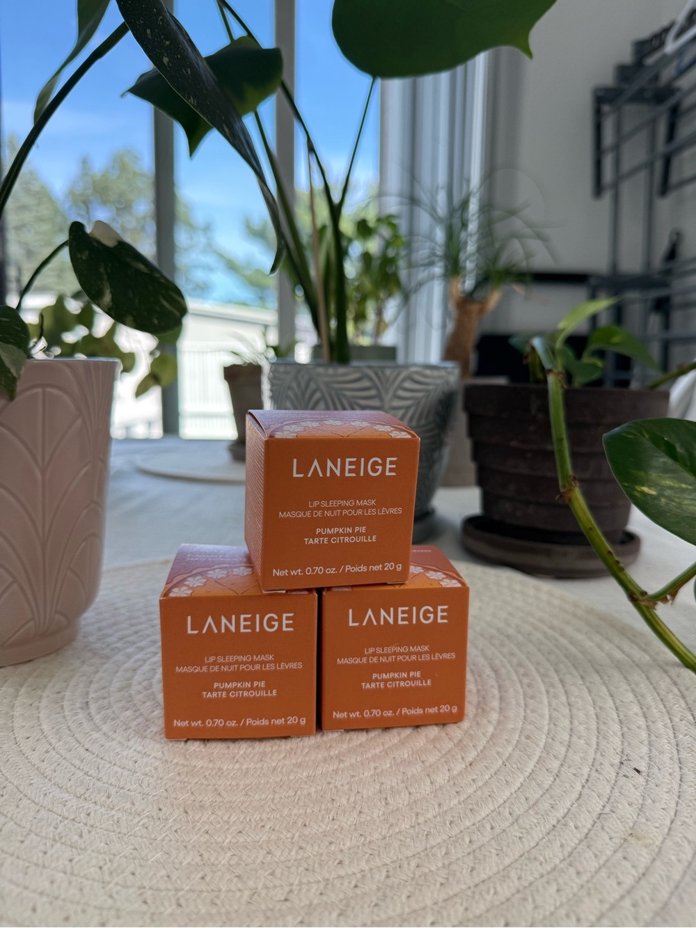 LANEIGE Pumpkin Pie Lip Sleeping Mask — Orange Packaging